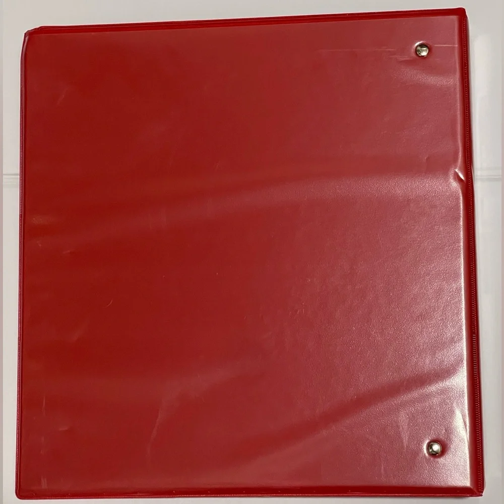 Green D-Ring Binder with View Pockets
